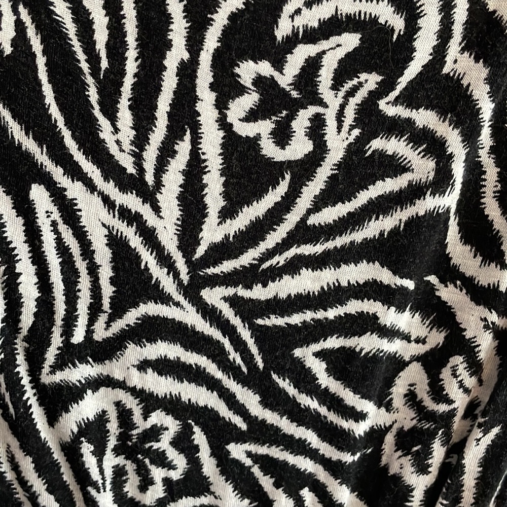 NWOT 🦓Rebecca Taylor 🦓 Zebra Lily Printed Dress - Picture 6 of 7